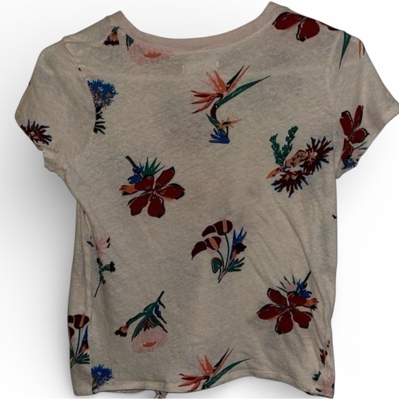 🌹Madewell Knot-Front Tee in Hawaiian Hideaway Tee - Picture 5 of 6